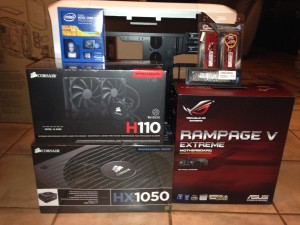 The parts for my new computer